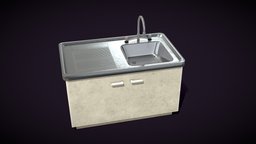 Kitchen Sink sink, game-ready, game-prop, interior-design, kitchen-accessories, kitchen-interior, kitchen-furniture, kitchen-faucet, kitchen-cabinets, 3d-props, decoration, kitchen-sink, agustin-honnun, sink-prop, kitchen-game-prop, kitchen-props, kitchen-models, game-ready-models, game-ready-kitchen-models, game-ready-kitchen-sink, kitchen-sink-game-ready, interior-design-models
