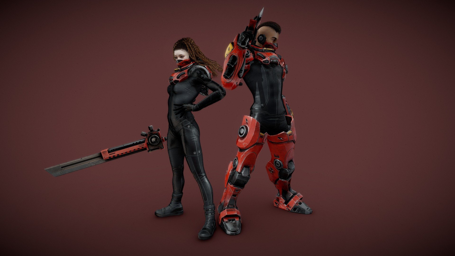 Character design with RPG style 

This production on Sketchfab included: 

1. 3D model character and Textures same as you seen in 3D preview 

2. Apose and T pose of this character included in Additional file 



Watch my full package preview: Youtube 

Watch full character details on Artstation 

Thank you for watching - G2 Mech preview - Buy Royalty Free 3D model by Quang Phan (@quangphan) 3d model