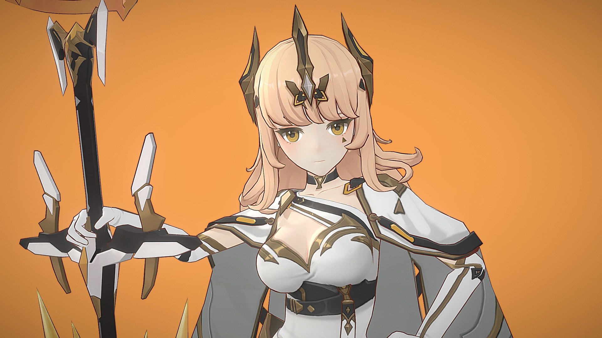 Hello

In my project, I designed a character with a school concept and did 3D modeling.
This character is an NPC (Non-Player Character). I have uploaded it to Sketchfab so it can be viewed in a 3D viewer.
You may refer to the modeling, but commercial use is not permitted.
Thank you.

안녕하세요

저는 프로젝트에서 스쿨컨셉에 캐릭터를 기획하고 3d모델링 했습니다.
이 캐릭터는 NPC 캐릭터 입니다.3D 뷰어로 볼 수 있도록 스케치팹에 업로드했습니다.
모델링을 참고하실 수는 있지만, 상업적 사용은 허용되지 않습니다.
감사합니다.

ⓒ 2022. (NovaCore) all rights reserved 3d model