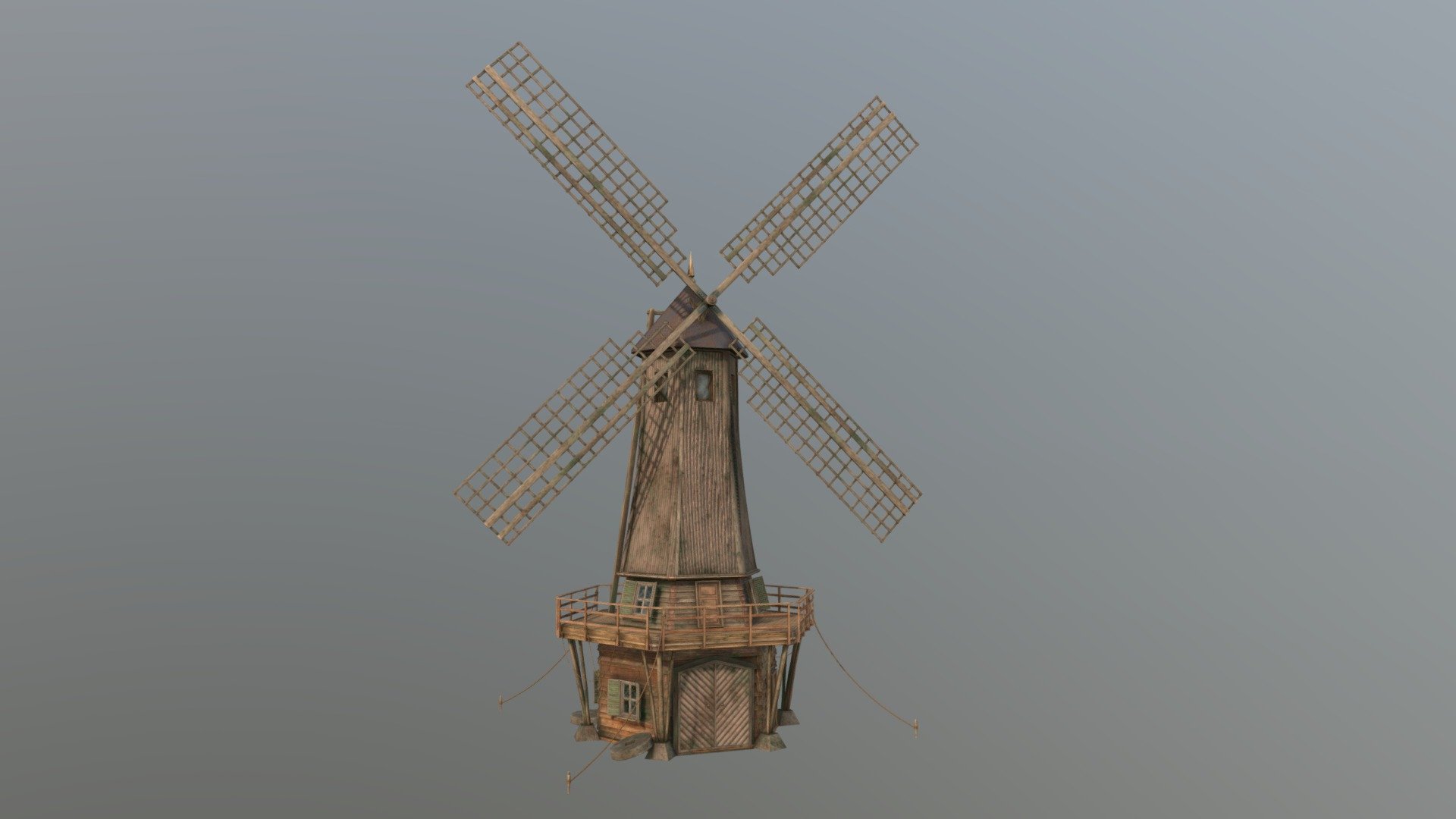 Windmill Holand Asset 
Blender 2.9 modeled
Blender 2.9 modeled
Substance painter original textures 2k res. 
Realstic scale asset and game ready.
Download includes:
2k &amp; 4k PBR textures
.blend file
.fbx - Windmill Holand - Buy Royalty Free 3D model by Thomas Binder (@bindertom61) 3d model