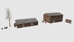 Zombie survival asset pack asset-pack, building, village, zombie