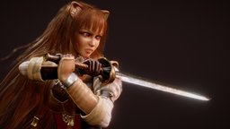 Raphtalia anisotropy, haircards, character, raphtalia, shieldhero