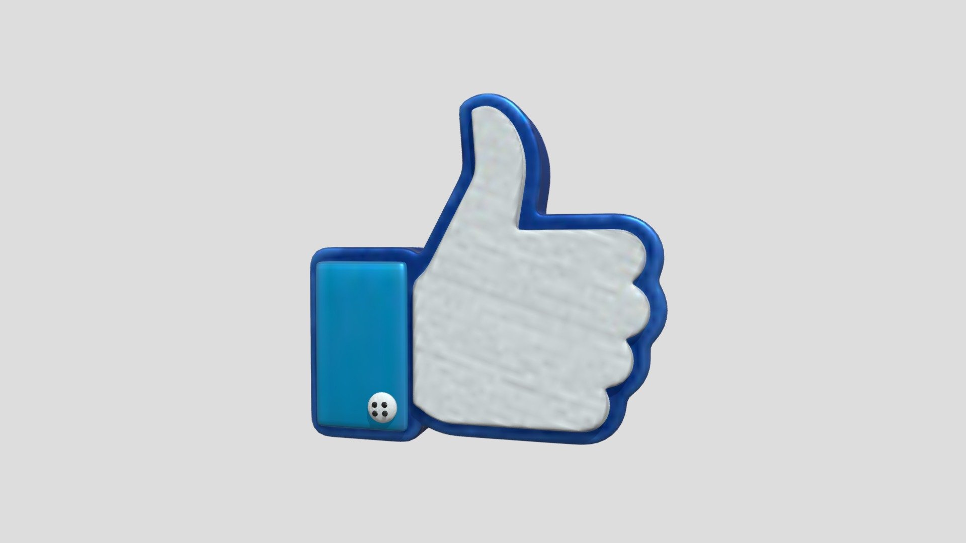 Cartoon/ Stylized Hand inspired by the like icon and emote, created in Blender.

This model is available in the following file formats:




.blend (Blender native format)

.fbx (Autodesk fbx)

.obj (Object file con mtl)

.abc (Alembic)

.dae (Collada)

.stl (Stereolithography)

.usd (Universal Scene Description)

The file contains the 3D model and the textures, there is no light preset.

The UV map is Unwrapped and non-overlapping.
The polygons in the model are Quads.

Polygons




Verts 33765

Faces 34393

Tris 67506

Base Color, Metallic, Roughness, Normals OpenGl

The texture maps included are:




Base Color, 

Metallic, 

Roughness, 

Normals OpenGl.

The textures are in PNG format and they are available in different dimensions:




2048x2048 - (ONLY in EXR format)

1024x1024

512x512

Dimensions of the 3D model: 2.5m x 0.646m x 2.41m - Like - Buy Royalty Free 3D model by GattalupaGames 3d model