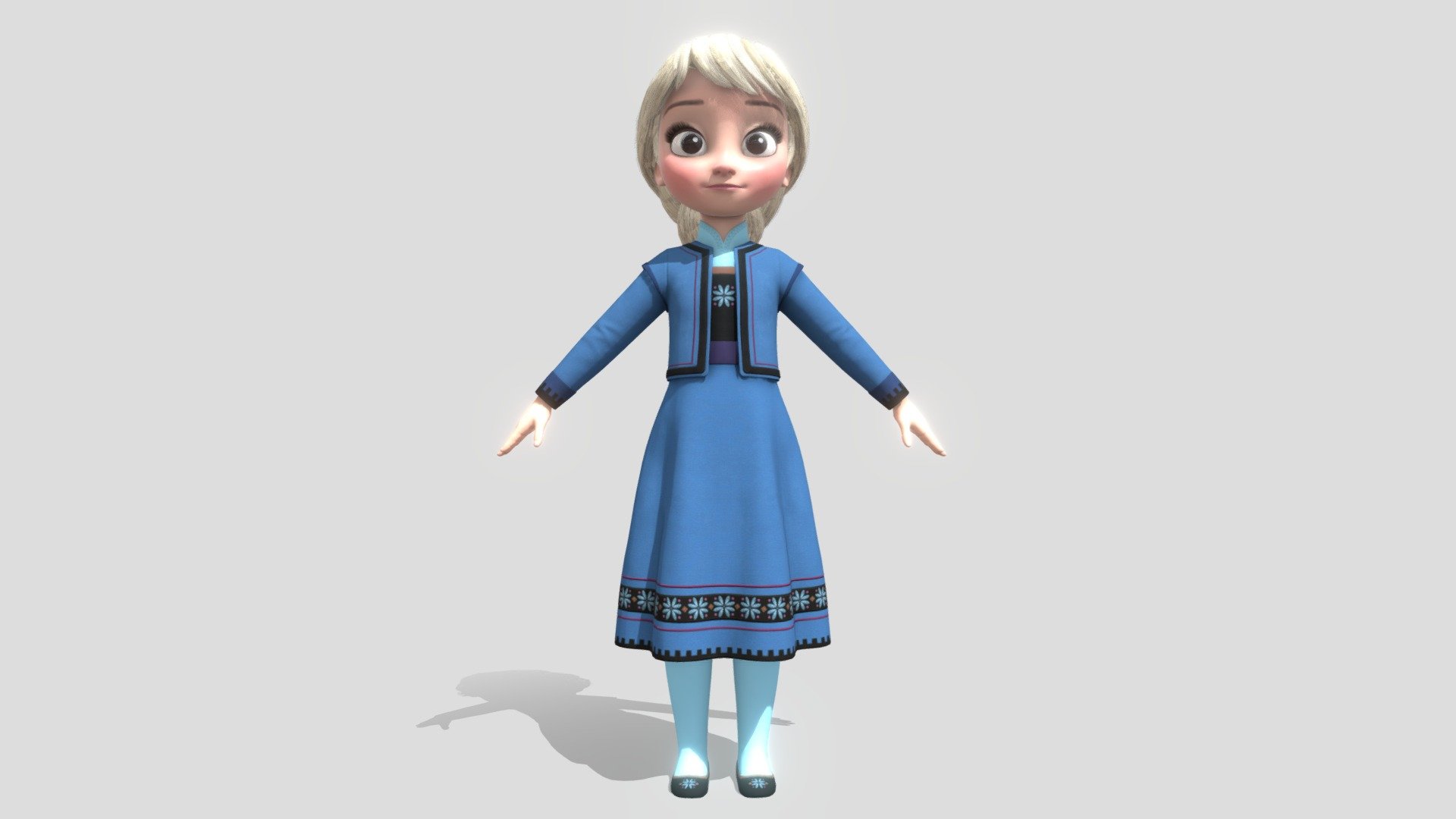 Little Emy - 3D model by redchristian 3d model
