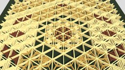 Mitsu-kude Test Fit japan, kumiko, art, design