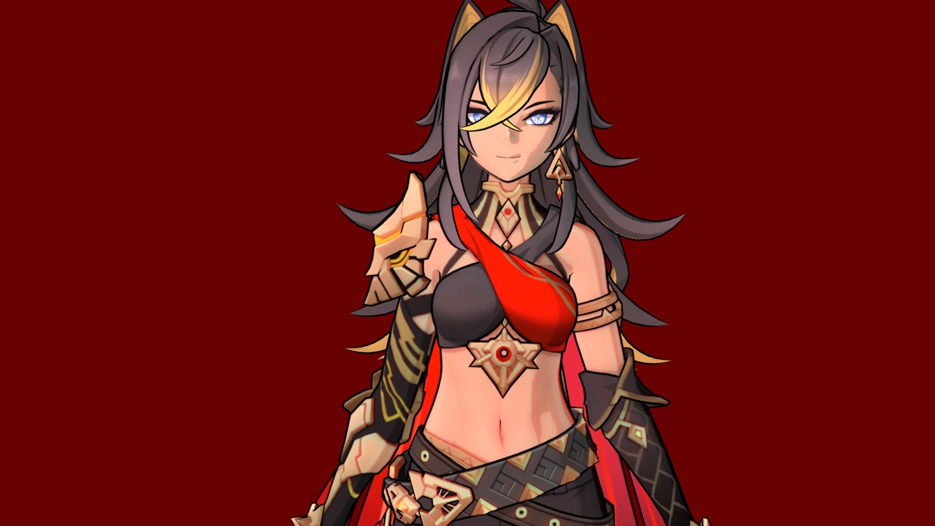 Genshin Impact - Dehya - 3D model by Ing.neko 3d model