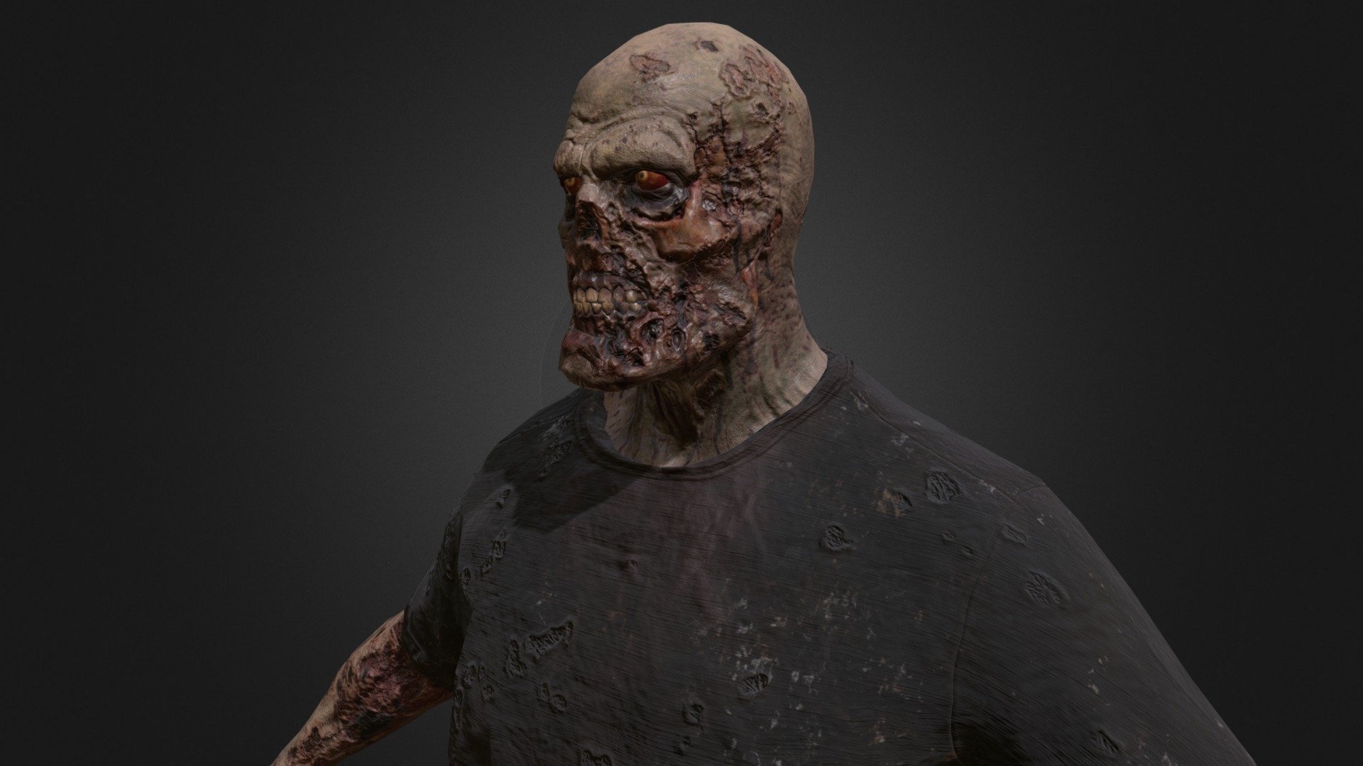 Game Ready Model - Zombie Man AC A - 3D model by newpunch (@debreen) 3d model