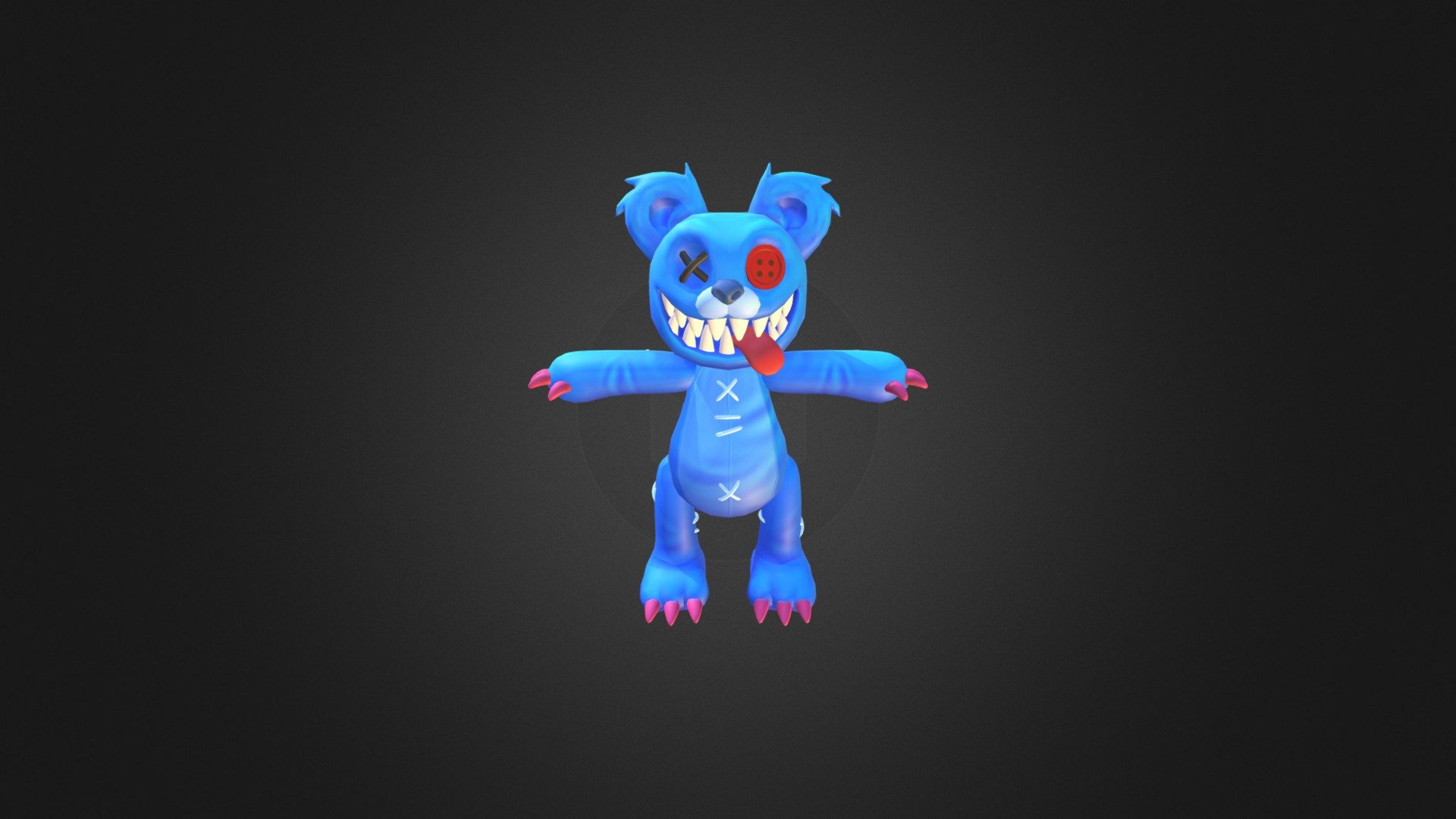 Blue Teddy - 3D model by ngpquynh (@phuongquynh0) 3d model