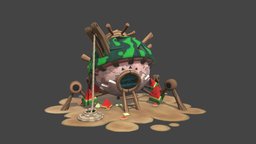 Fruit House: Watermelon substancepainter, substance