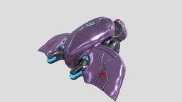Ghost | Assignment 3 Final university, tech, halo, covenant, substancepainter, substance, vehicle, ghost