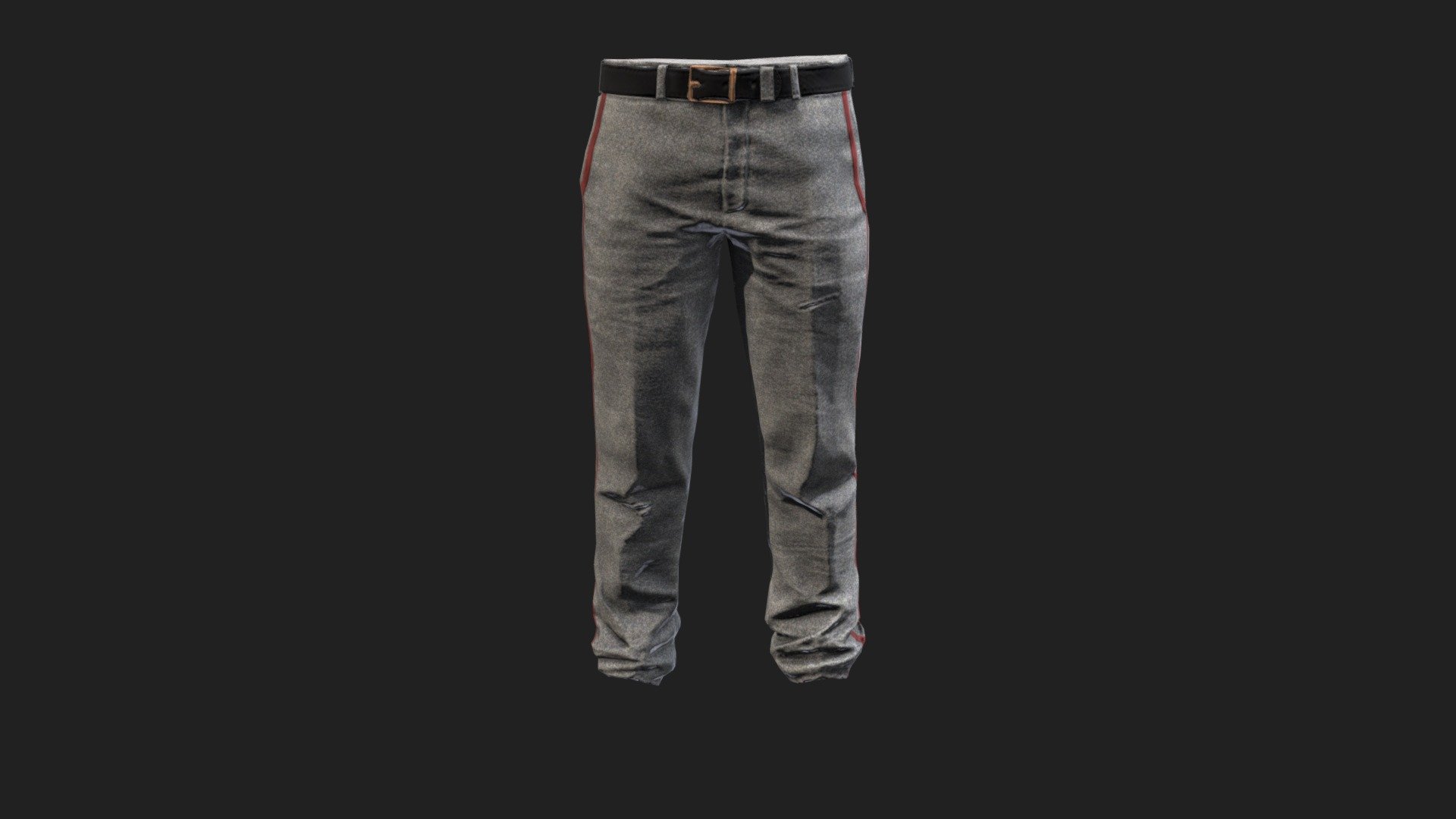 Uploaded for Skin-Tracker.com - Military Trousers (White) - 3D model by Skin-Tracker (@stairwave) 3d model
