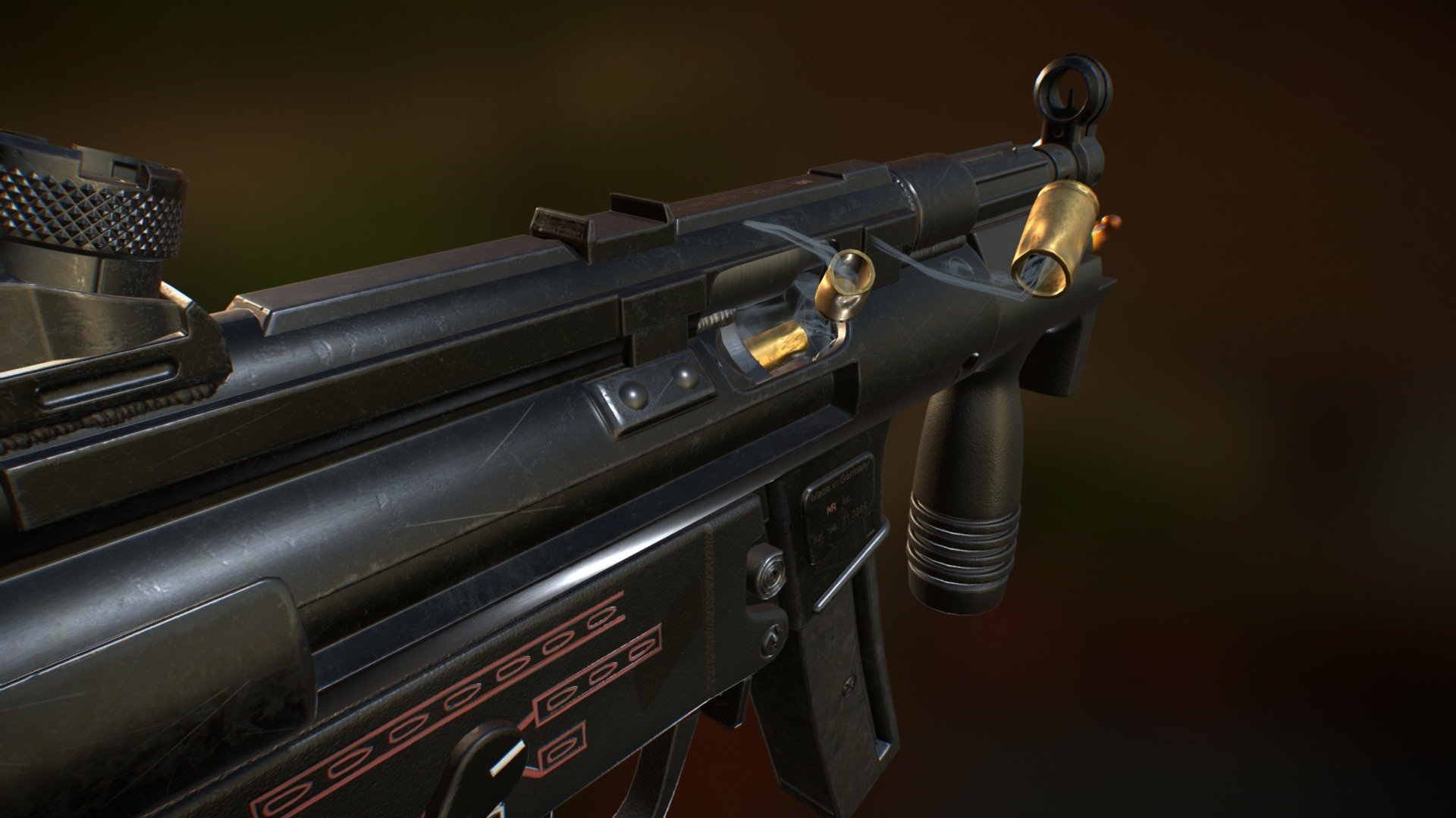 HK Mp5k for a VR Game on steam - MP5k - 3D model by trigon-art.com (@iammalte) 3d model