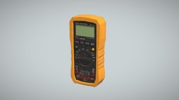 Digital Multimeter vr, meter, unrealengine, multimeter, measurer, substancepainter, unity, asset, blender, pbr, lowpoly, gameasset, digital, industrial, gameready, digital-multimeter