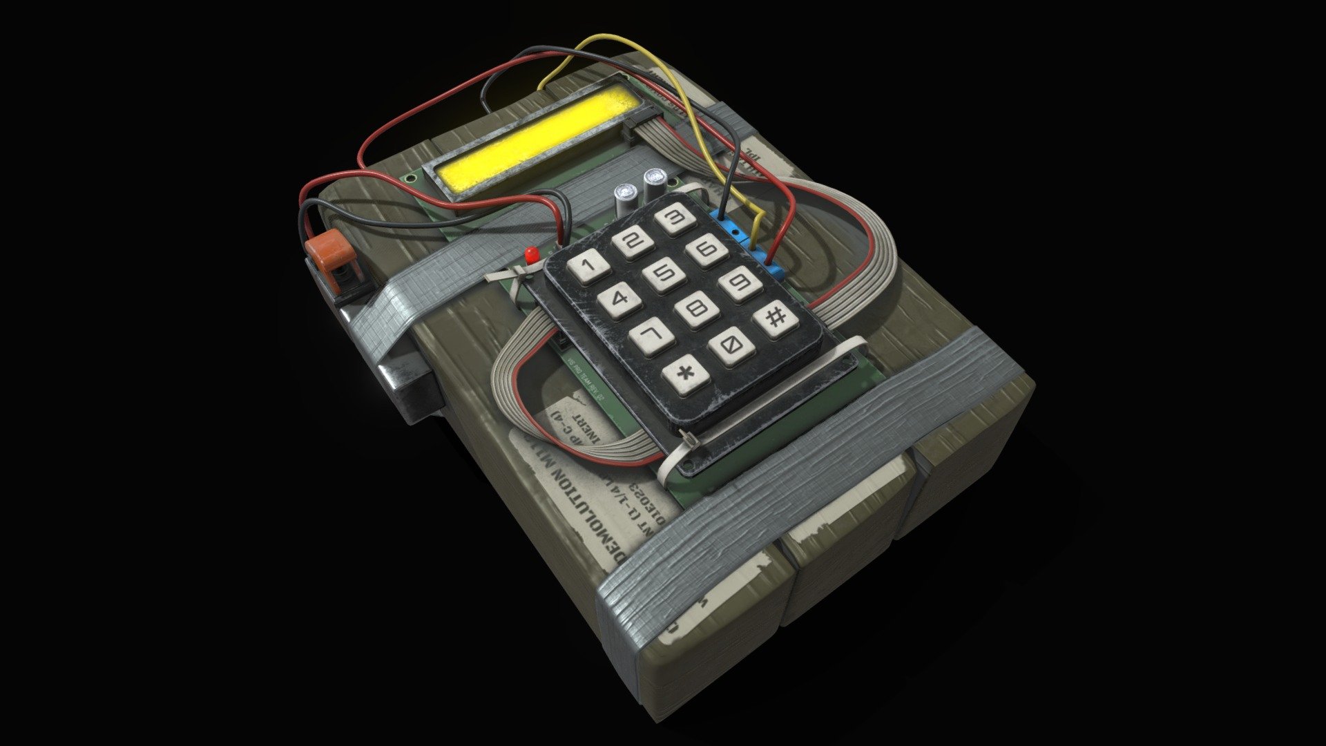 Mid resolution and realistic, fully detailed and textured CSGO Bomb model. Originally modelled in 3ds Max 2020 and textured in Substance Painter 3d model
