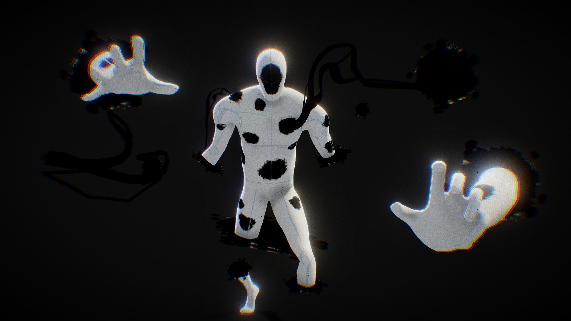 The Spot from Spider-Man: Across The Spider Verse

Rigged

Textured

I'll upload the blend file here in case there's an issue on the model,
hope you like it :D

This is the Blend file :https://drive.google.com/file/d/1zkrUSmWQ52ATjRnpVYJsUCFJMzKd6T7-/view?usp=sharing - The Spot from Across The Spider Verse - Download Free 3D model by CVRxEarth 3d model