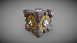 Fallout: Portal Cube substancepainter, substance, fallout-portal