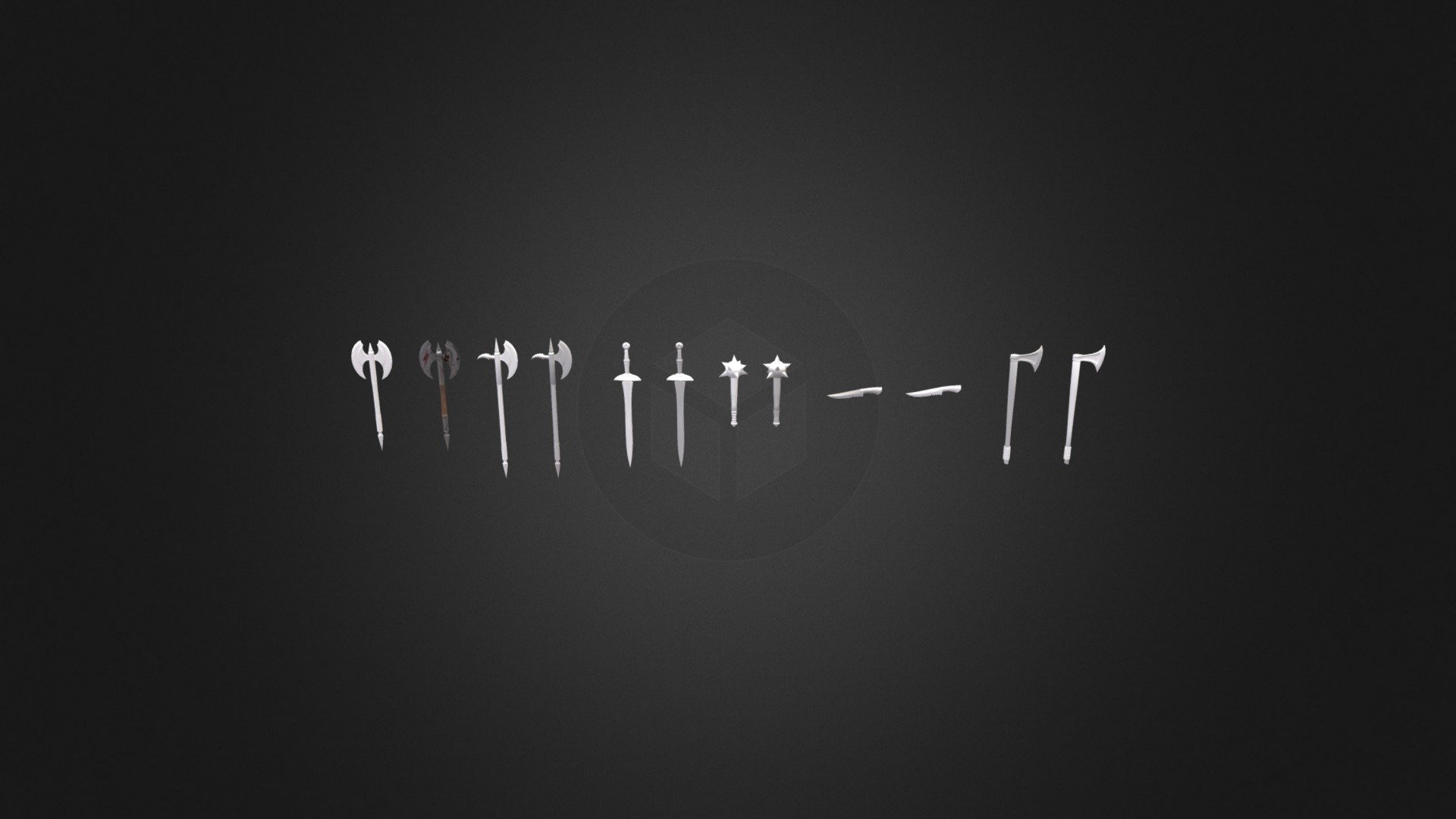 Combat weapons with clean and tidy polygons designed in low poly are suitable for game and animation environments, but they do not have a rig.

The model that is placed on the cover has a texture and material, but the rest of the models are available in raw form in the file

6 models of combat weapons are raw, they are unwrapped, and they are texturing material for your professional work.

They will minimize your wasted time and deliver the best results

In this modeling, 3DsMax and Rizmo uv software were used for unwrapping

Textures and cover object material are done with Substance Painter

The file can be opened in 3DsMax from version 2016-2023

In the zip file, objects are placed in fbx and obj format

The number of vertex in the whole file is 28727

And the number of polygons is 31576

In the previews, examples of the method of unwrapping and wireframe objects are placed for your better use.

I hope my models can bring you to your desired result faster and better - weapon of war - 3D model by mohi.rezayat23 3d model