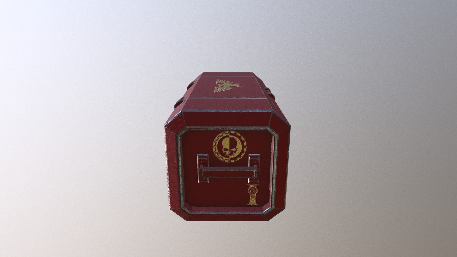 40k Mini-Munitorium Container Mechanicus - 3D model by speckysimon 3d model