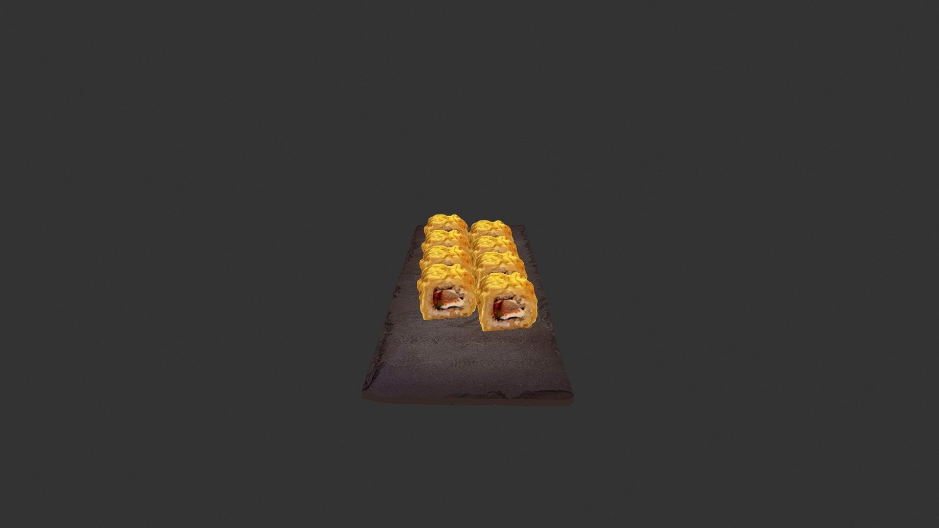 Tempura Roll With Acne - 3D model by alex.alexandrov.a 3d model
