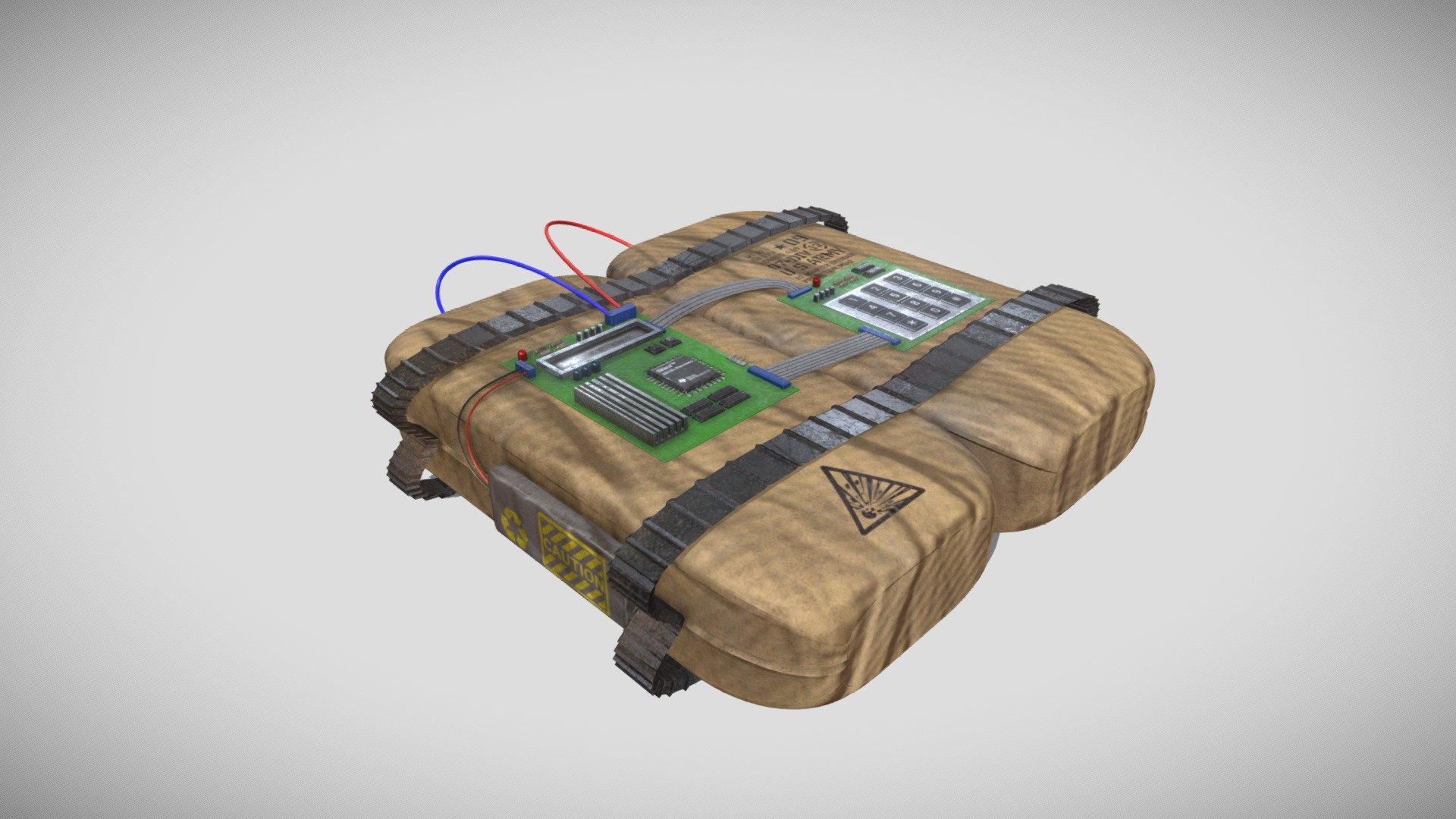 Made in Blender and textured in Substance 3D Painter 3d model