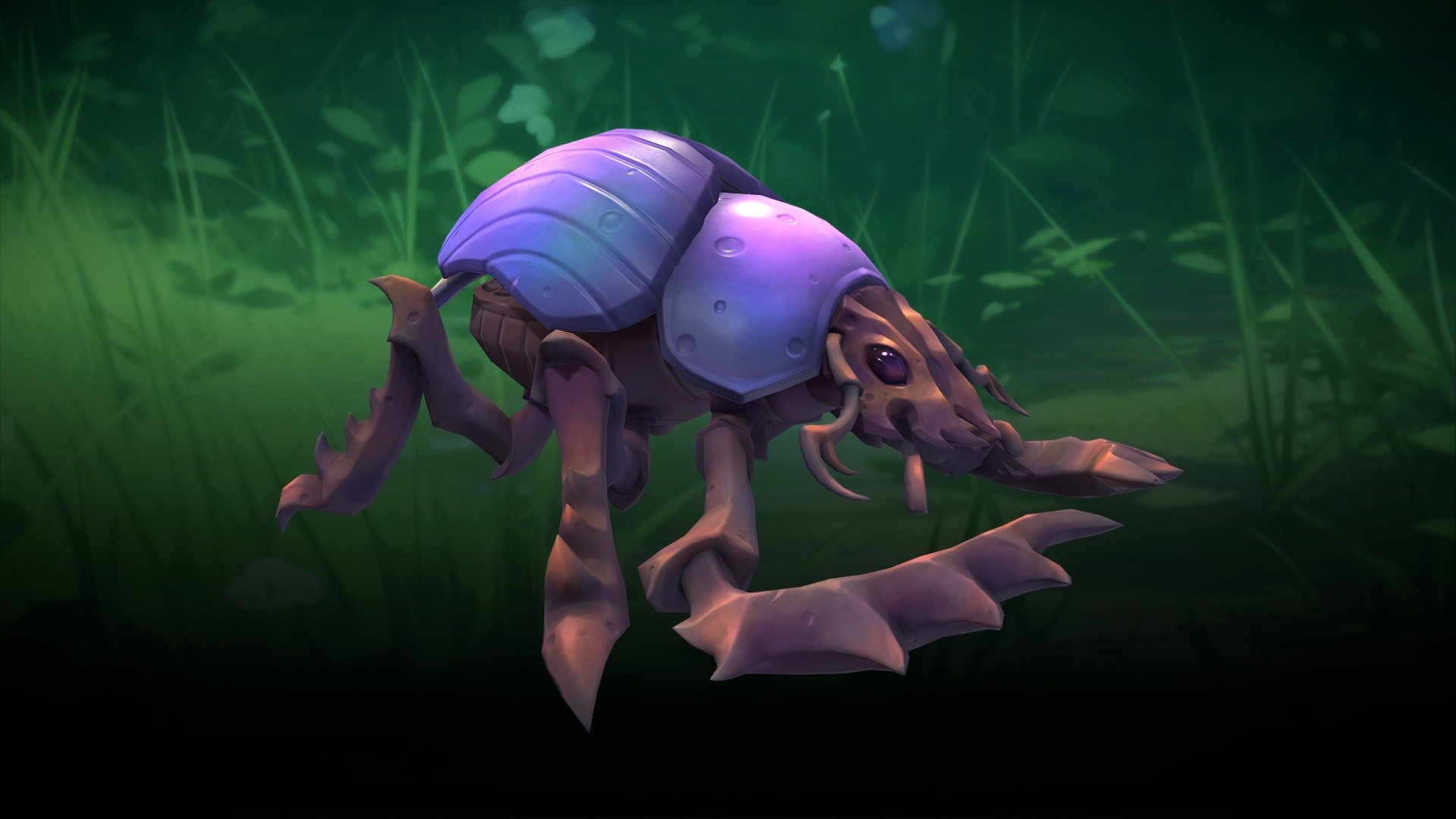 Stylized character for a project.

Software used: Zbrush, Autodesk Maya, Autodesk 3ds Max, Substance Painter - Stylized Scarab - 3D model by N-hance Studio (@Malice6731) 3d model