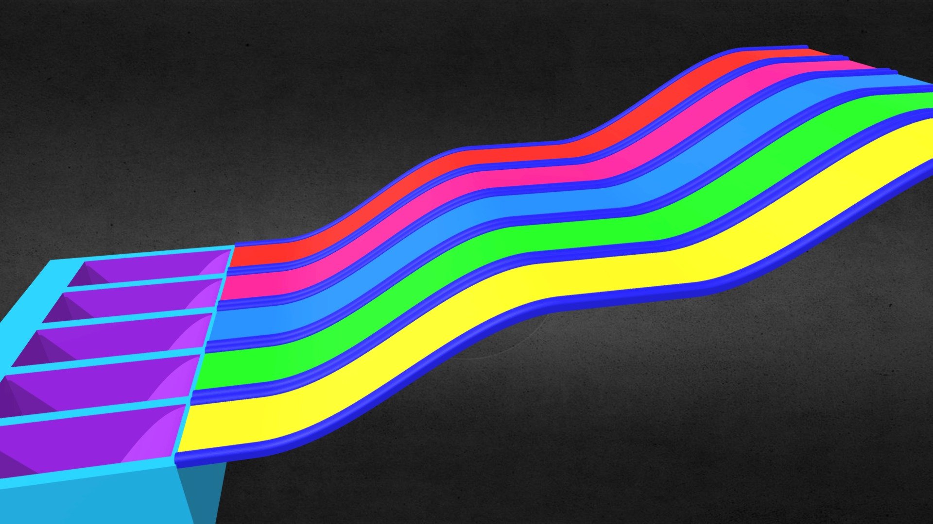 contact for purchase  +923149343181  WhatsApp - Water Slide With Portal | Water Slide - 3D model by saqlain (@mirzabaig4445) 3d model