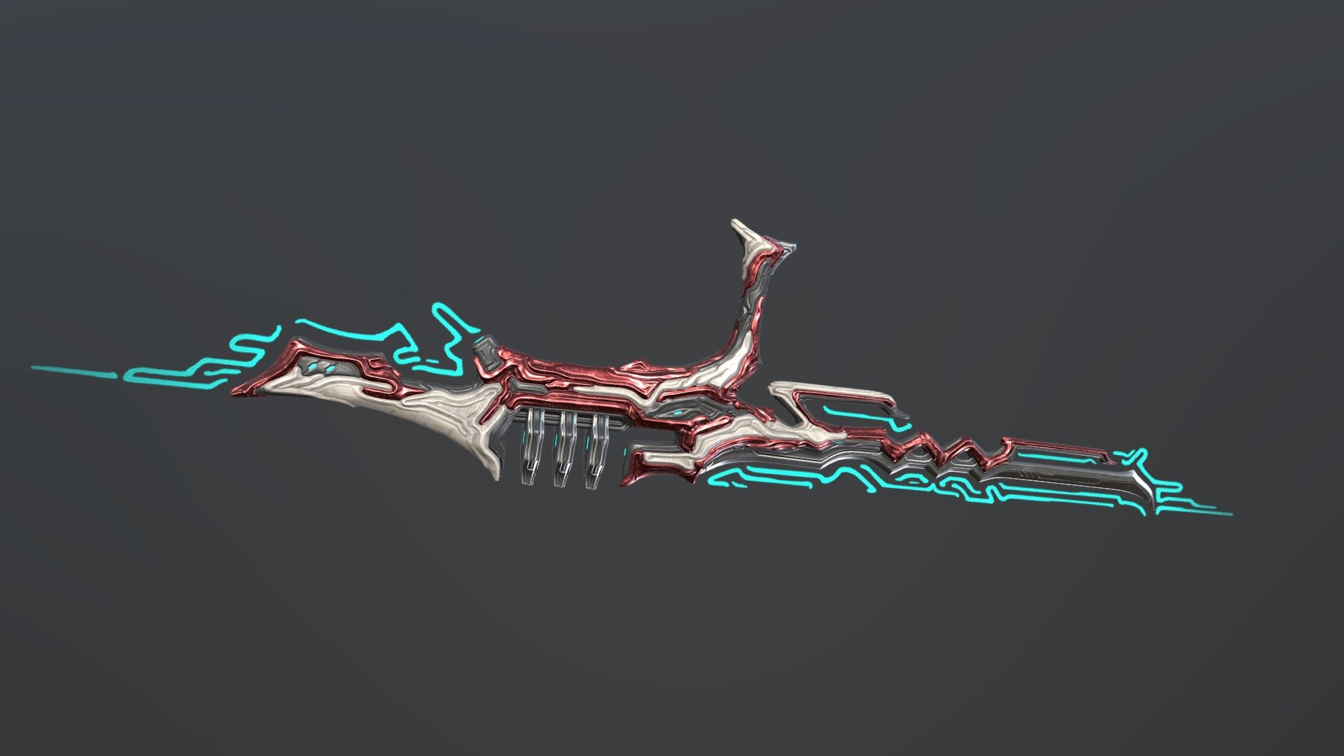 A Sentient Tonfa - Yamex v1.2 - 3D model by a1stlight 3d model