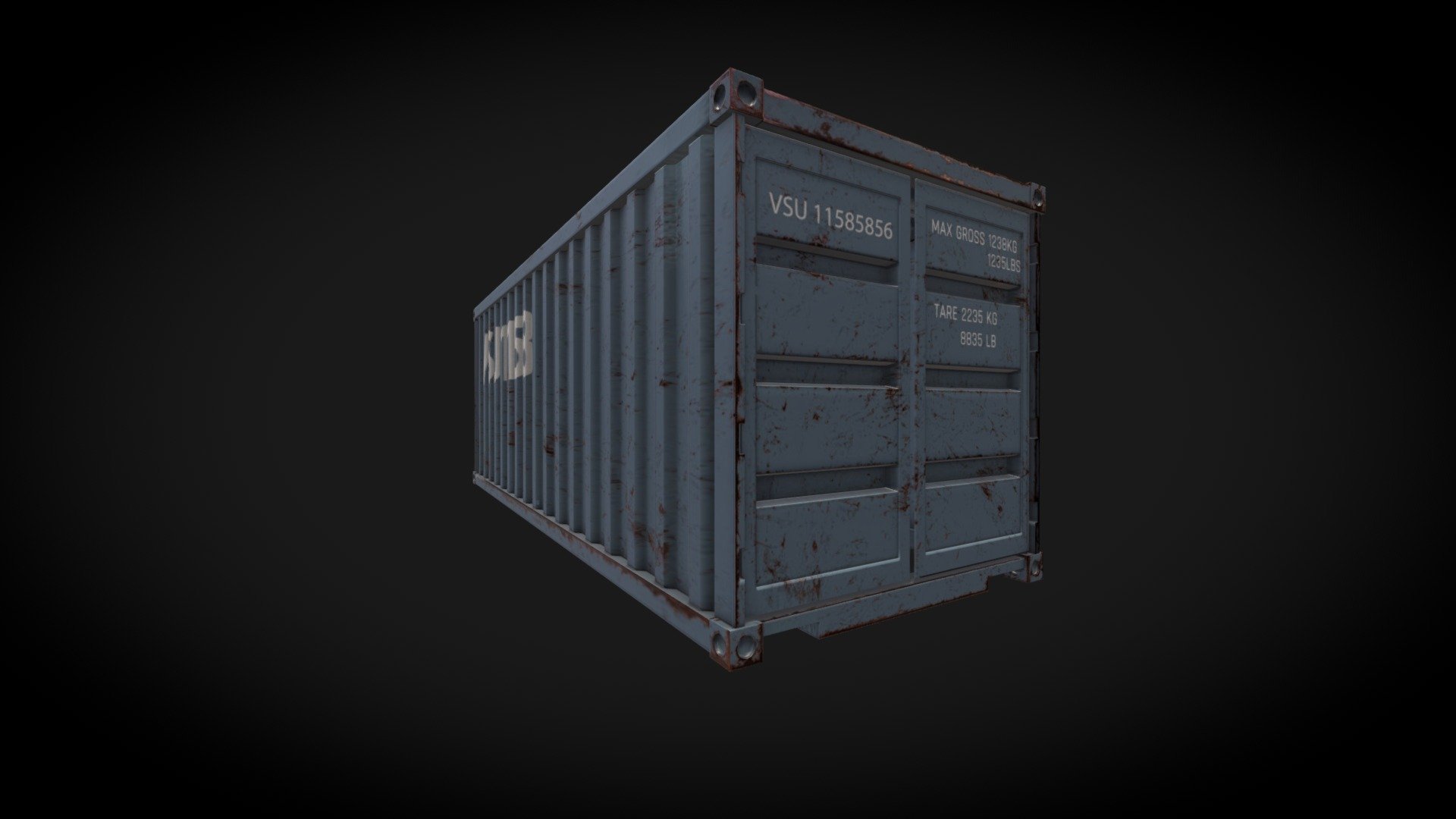 shipping  container 3ds,obj,fbx 2k ,4k texture maps , physically based render . pbr mettalic roughness 
3ds  import file compatible with sketchup - ship container - Buy Royalty Free 3D model by rebel (@512) 3d model