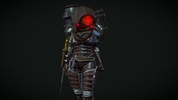 BioShock Big Sister (Fan Art) mod, bioshock, character, art, gameart, fallout