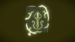 Sacred Grimoire Book shiny, thorn, glow, spiky, roots, grimoire, book, magic, genshinimpact, nahida