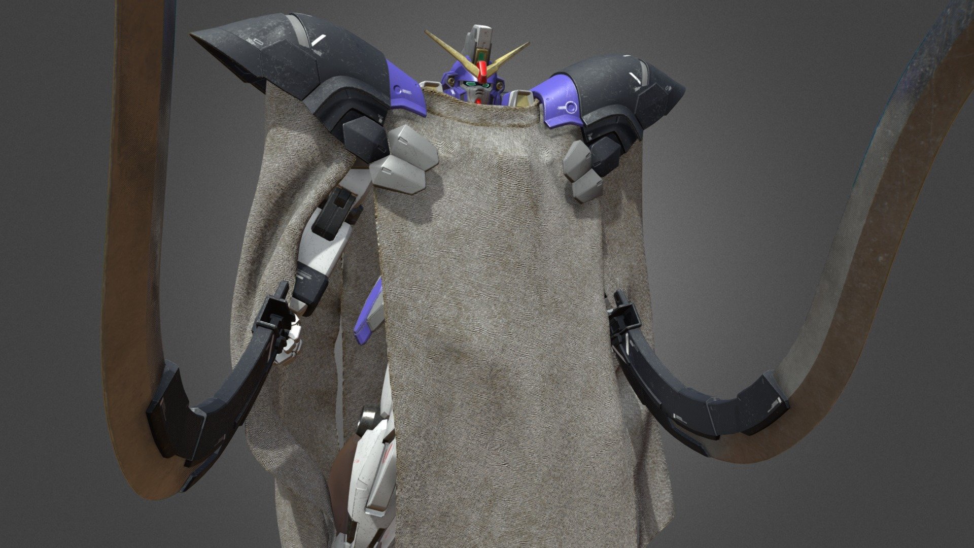 My EW Sandrock Gundam Ka ver.
I really like the cloak!! - EW Sandrock Gundam Ka ver 3d model