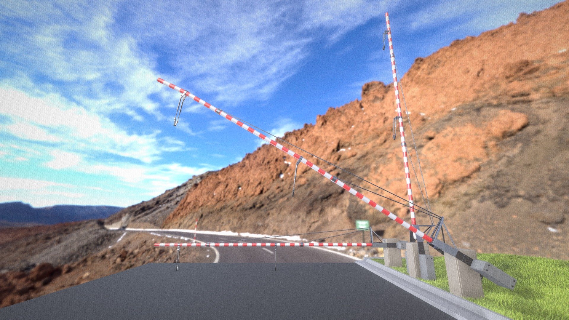 Here is the animated high-poly version of the railroad barrier with a range of 9 meters.

Also included are two static non-animated versions, one with the barrier open and one with the barrier closed.

Made with the Railway Barrier Construction Kit.



Bahnschranken Version mit Reichweite von 9 Metern, high-poly und animiert.

Der Download enthält auch zwei statische nicht animierte Versionen, eine mit offener und eine mit geschlossener Schranke.

Aus dem Bahnschrankenbaukasten.






Name - Railroad-Barrier-9m-animated 

Dimensions -  10.669m x 1.291m x 2.163m

Polygons = 97494 






Name - Railroad-Barrier-9m-Closed 

Dimensions -  10.669m x 1.291m x 2.163m

Polygons = 97494






Name - Railroad-Barrier-9m-Open 

Dimensions -  1.071m x 1.291m x 11.260m

Polygons = 97494



Modeled, rigged and animated by 3DHaupt in Blender-2.91 - Railroad Barrier 9m (High-Poly) - Buy Royalty Free 3D model by VIS-All-3D (@VIS-All) 3d model