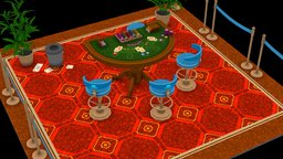 Casino BlackJack casino, props, gambling, cards, unrealengine, unrealengine4, blackjack, low-poly-model, 3dpixel, 3dpixelart