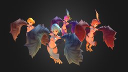 Harpy character, creature, monster, fantasy