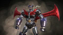 Mazinger Z X Iron Saga fanart, mech, fan, mecha, mazinger, mazingerz, mazinger_z, substance, blender, anime, robot, noai