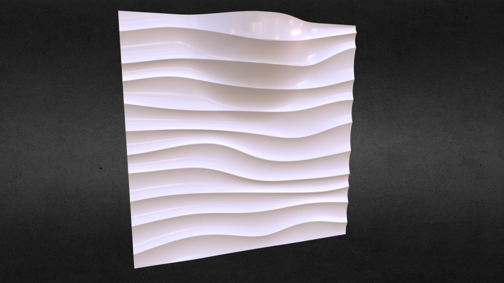 Волна LED - 3D model by eurodvs 3d model