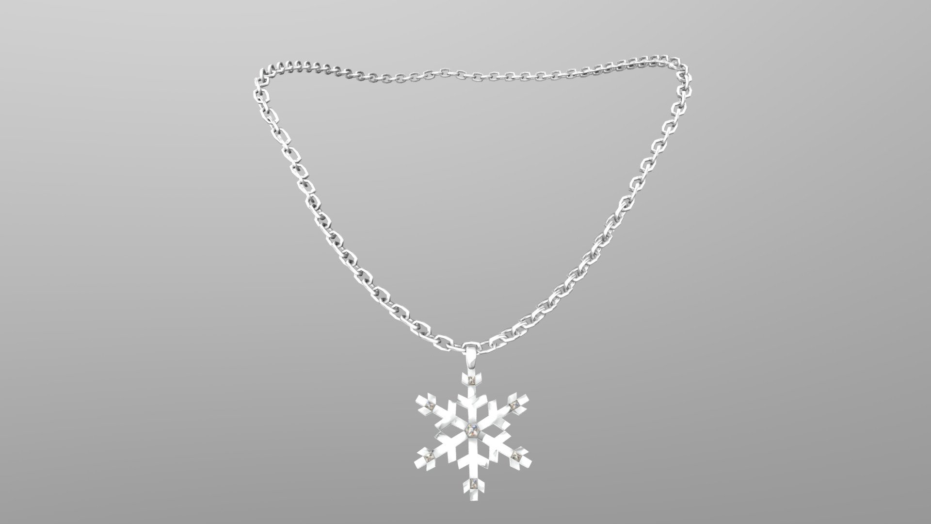 Can fit to any character, ready for games

Quads, Clean Topology

No overlapping logical unwrapped UVs

2 Different Color-Design Baked Diffuse Texture Map

Normal and Specular Maps

FBX, OBJ

PBR Or Classic - Snow-Flake Necklace - Buy Royalty Free 3D model by FizzyDesign 3d model