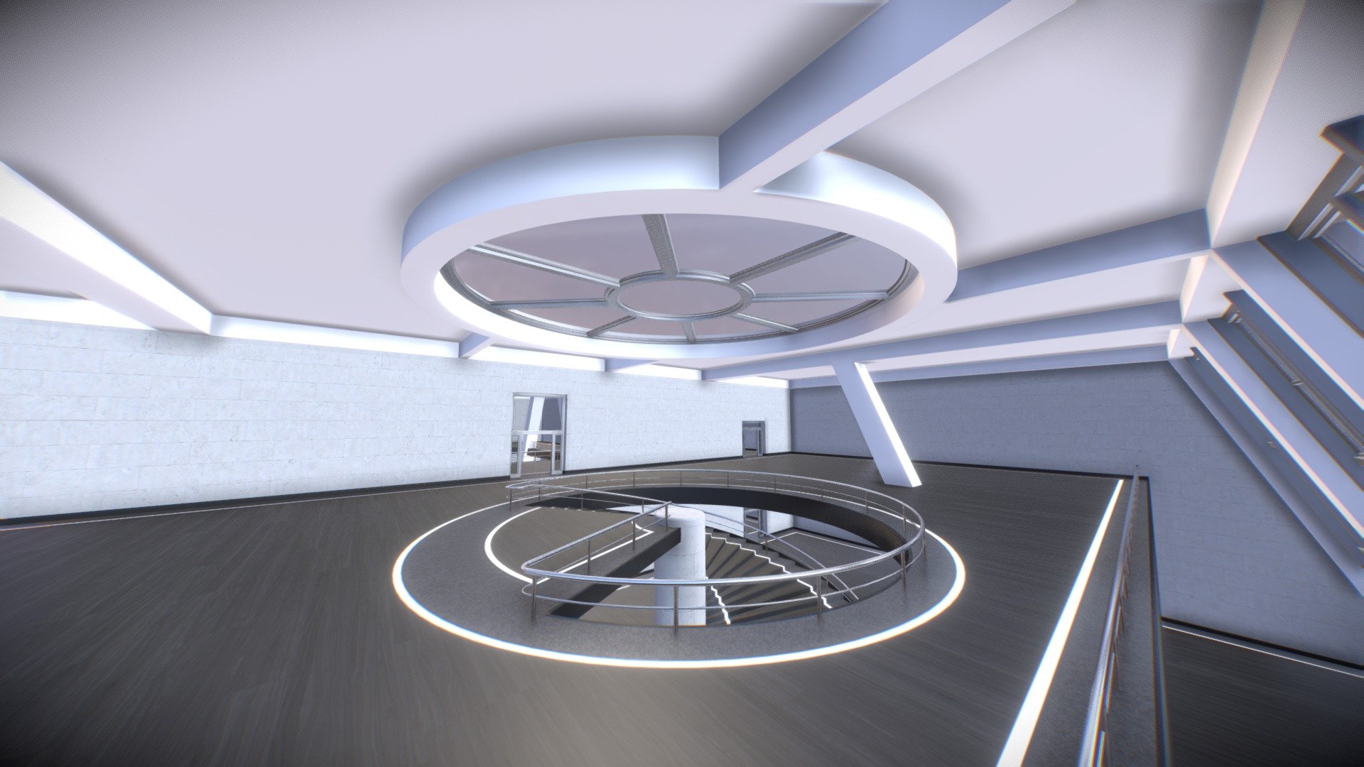 (Work in progress) VR showroom for Grafisch Lyceum Utrecht - GLU Museum - 3D model by Chrisjan Peterse (@chrisjanpeterse) 3d model