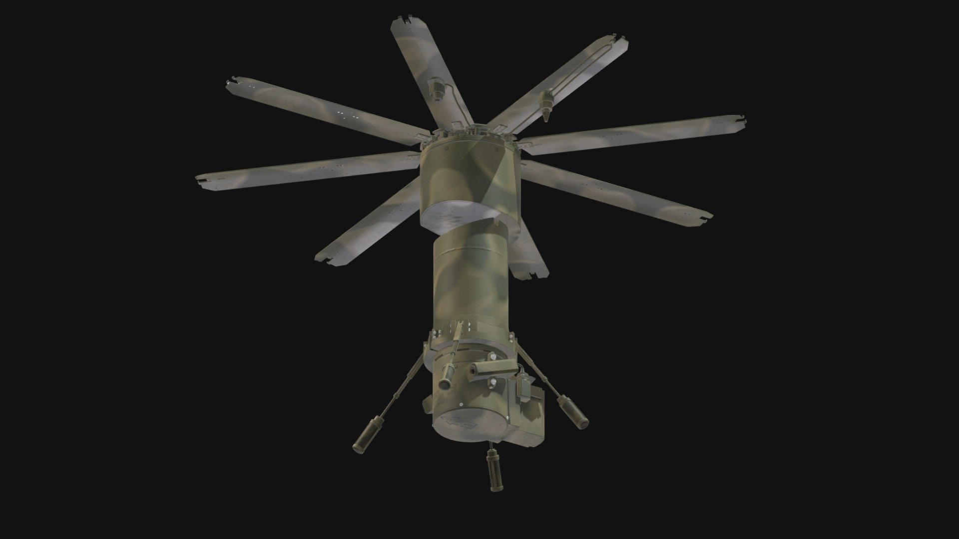 PTKM-1R by Dmitriy Mitroshin. The PTKM-1R is a top-attack anti-tank/anti-vehicle mine which is designed to detect the passage of target vehicles using acoustic and seismic sensors 3d model