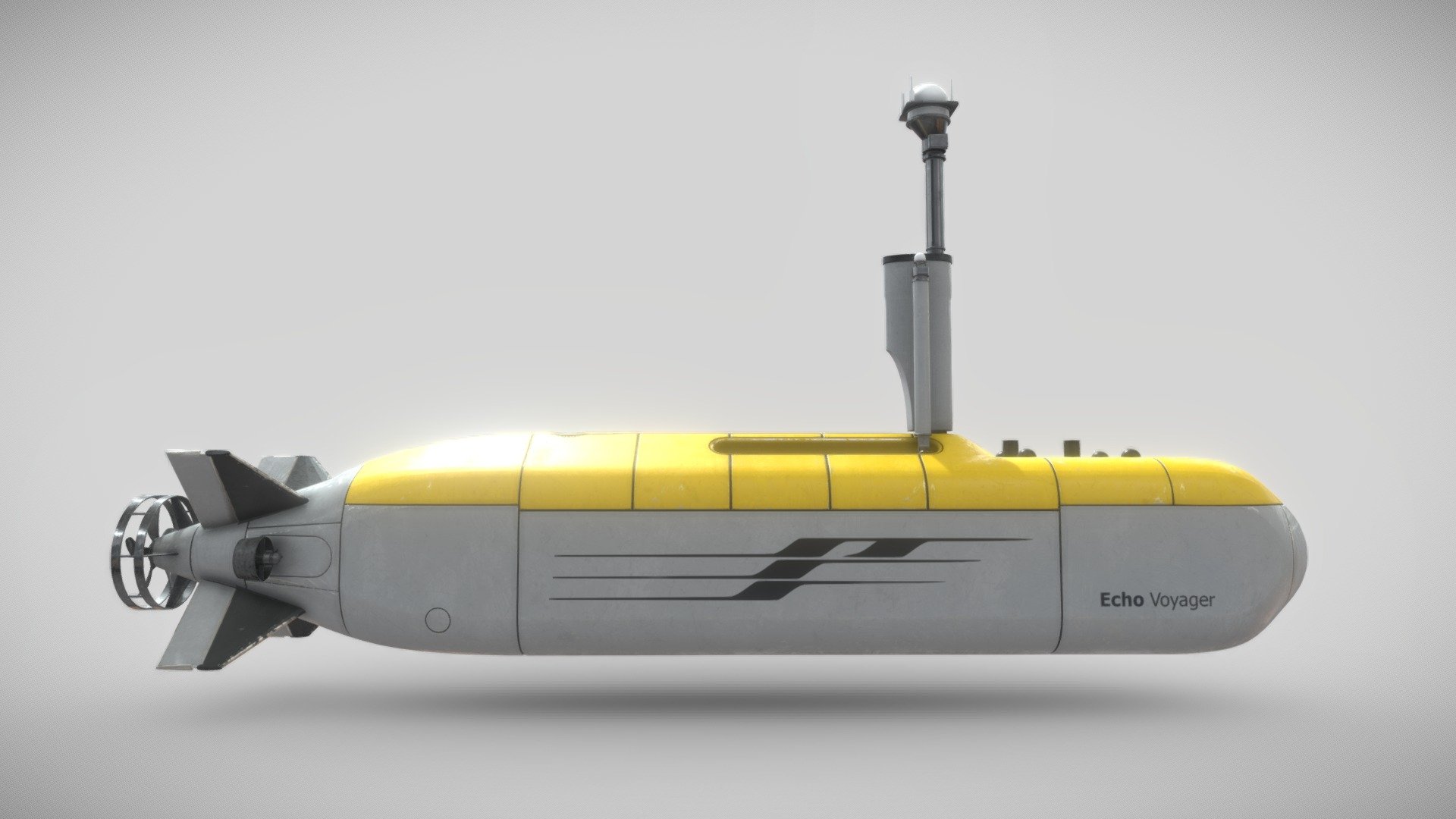 Echo Voyager is an autonomous underwater vehicle (AUV) built by Boeing 3d model