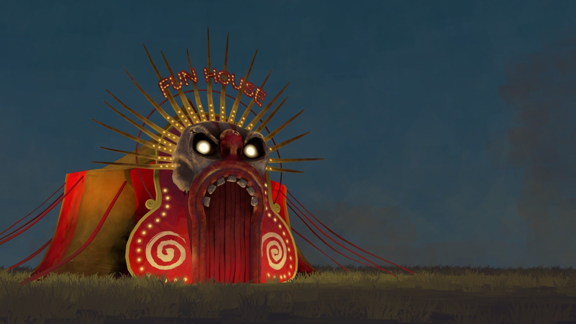 A little casual  scary-house. All textures hand paint 3d model