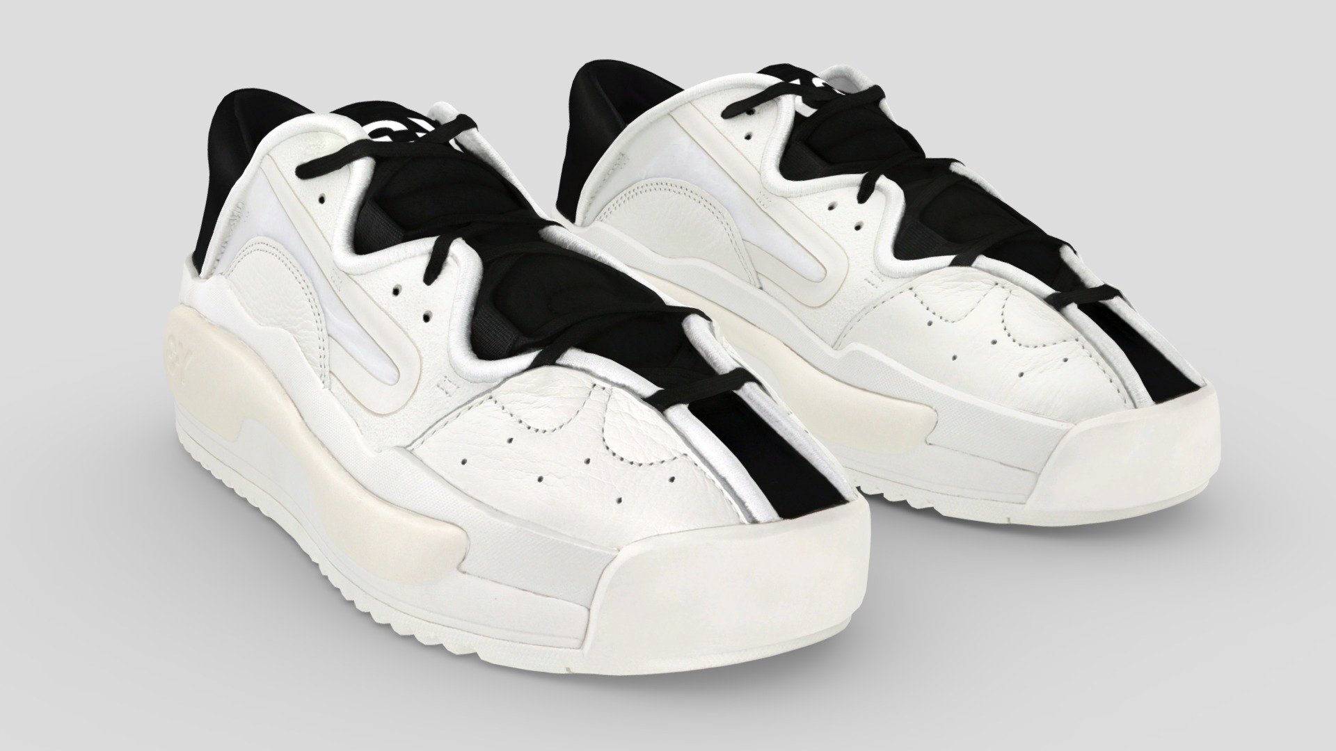 A Very Detailed scanned shoes with High-Quality .Reay to use in virtual try on project and game sim 4 or second life.

The Mesh is UV unwrapped.

4096x4096 difuse Texture Map jpg format，in the compressed file rar.

The textures is lighting baked,the texture is uploaded to preview images.

File contains :

FBX .OBJ .stl.collada(dae).Difuse map Texture(jpg format).

If you want to change the colorway of the shoes, it is easy to do it with photopshop. If you want to change the colorway or decrease the polycourt ,I am willing to do it.

This is a professional scanning agency, if you want any other shoes, Don't hesitate to tell me.It will helps a lot.we are available for custom shoes scan.

Don't forget to check my other sneakers,Have a nice day：） - Adidas Y-3 Hokori 2 - Buy Royalty Free 3D model by Vincent Page (@vincentpage) 3d model