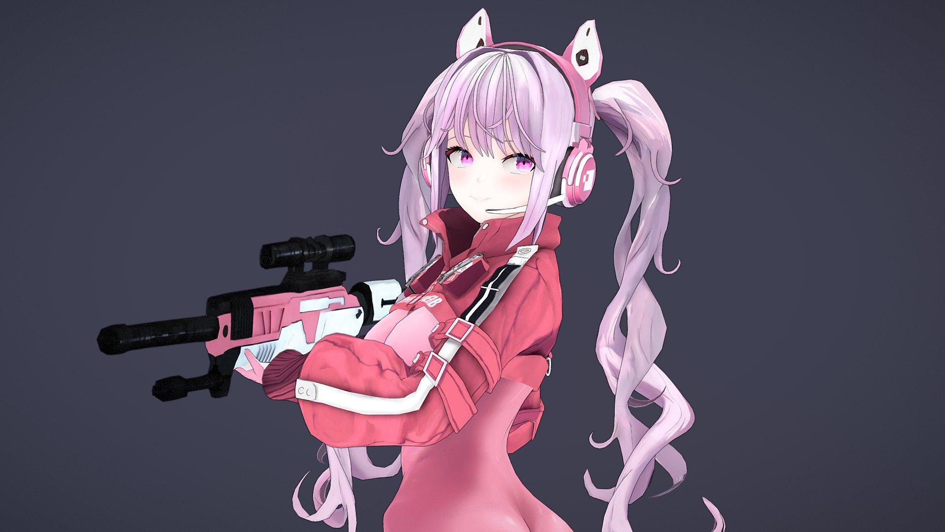 Support me here: https://boosty.to/miso3d (discounted models available)
Other platforms: tinyurl.com/misoshop (Booth), https://tinyurl.com/misogumroad (Gumroad)

Removable clothes, VRM files for Vtubing, UnityPackage full VRC setup, Gun prop, Blender native file, up to 4k res textures.
70+ blendshapes, unlimited facial expressions.

I will also create her new skin model in the near future! - Alice - NIKKE: Goddess of Victory - 3D model by ᴍɪꜱᴏ (@miso3d) 3d model