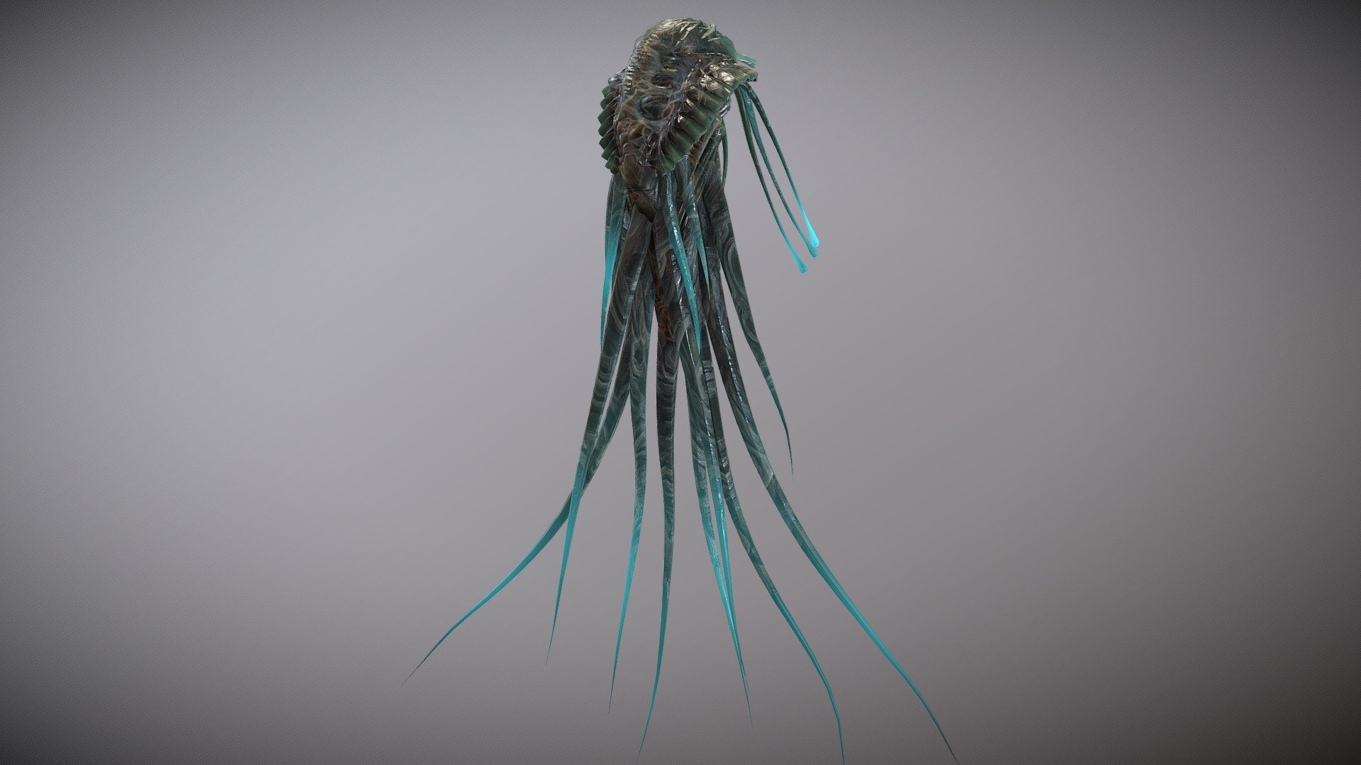 A fantastic alien model that looks like both an octopus and an alien from the movie alien)

This model is perfect for playing in the fantasy genre and will be an excellent enemy for your main character, or will become an object of attraction at the location, as an unusual and bright creature of the flora and fauna of the planet.

The Model has 2 scins

Video:(http://https://youtu.be/uuPB6yHGZoc)

Low-Poly model - 11144 polygons

Animation: 13

Attack (x3) Idle (x3) Walk(x1) Run(x2) Death(x4) - Alien - Buy Royalty Free 3D model by Ecliptica 3d model