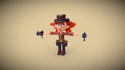 Spray Pray gunslinger, enemy, character, tombstar