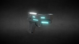 MP-WED5391 Stun Pistol future, pistol, taser, dystopia, subtle, substancepainter, substance, weapon, gun