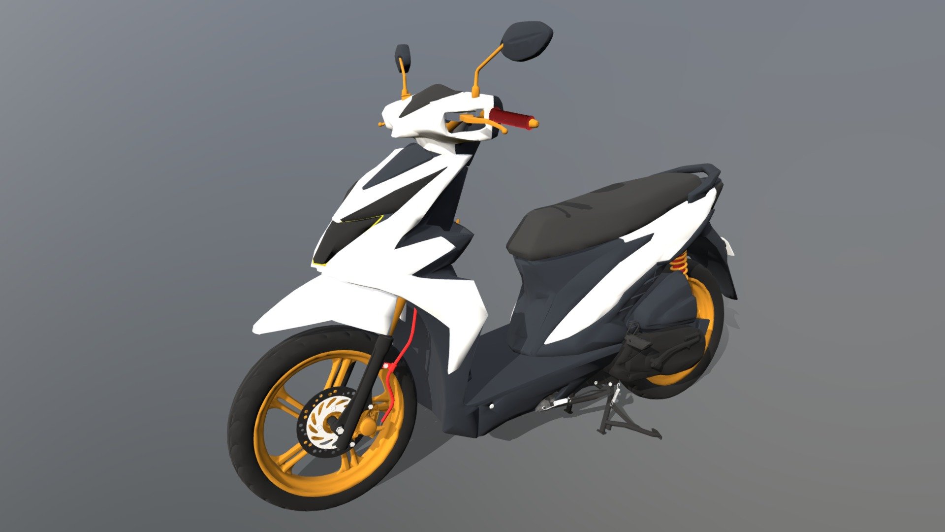 Test Model - HONDA BEAT - 3D model by Craft Tama (@rizky08) 3d model