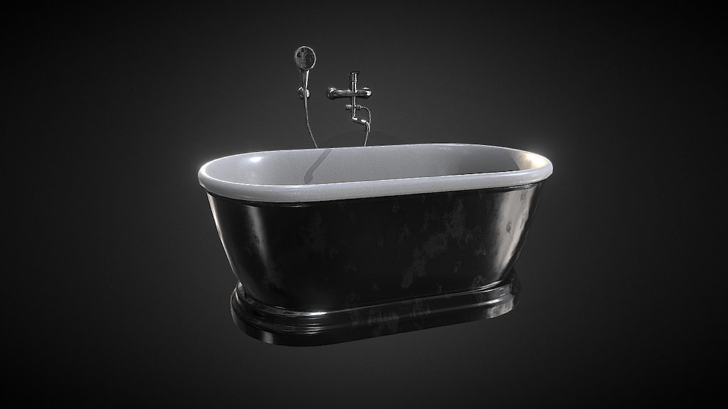 Bath - 3D model by oneprogram (@oneprogramm) 3d model