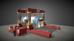 PORT CONSULTANTS Mobile hydraulic gantry 