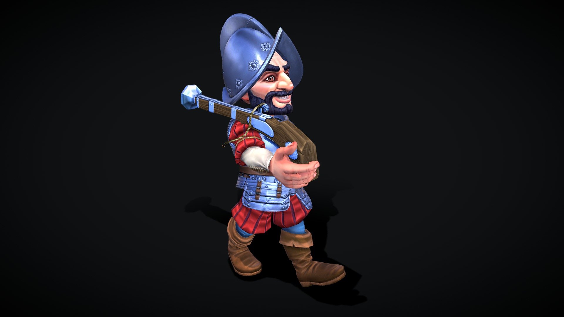 Low Poly character.
Todos los derechos de explotación son propiedad exclusiva de MGA GAMES 3d model